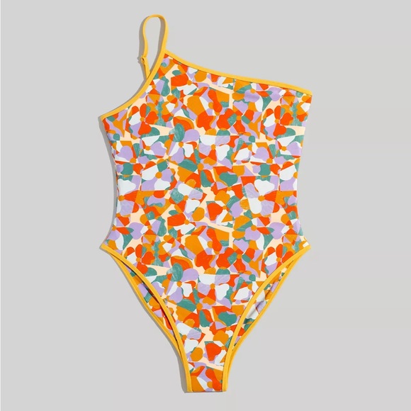 Madewell x OOKIOH Newport One-Piece Swimsuit in Floral Print - Picture 1 of 10